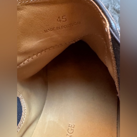 Baudoin & Lange Rover Suede Chelsea Boots Brown Taupe 45 / 12 $650 - Picture 9 of 10